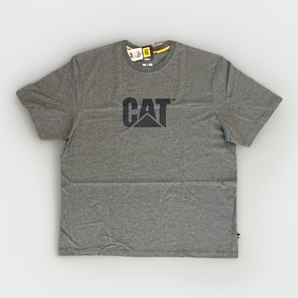 CAT Equipment Short Sleeve Shirt - Relaxed Fit - Rubber Print Logo, XXL, New